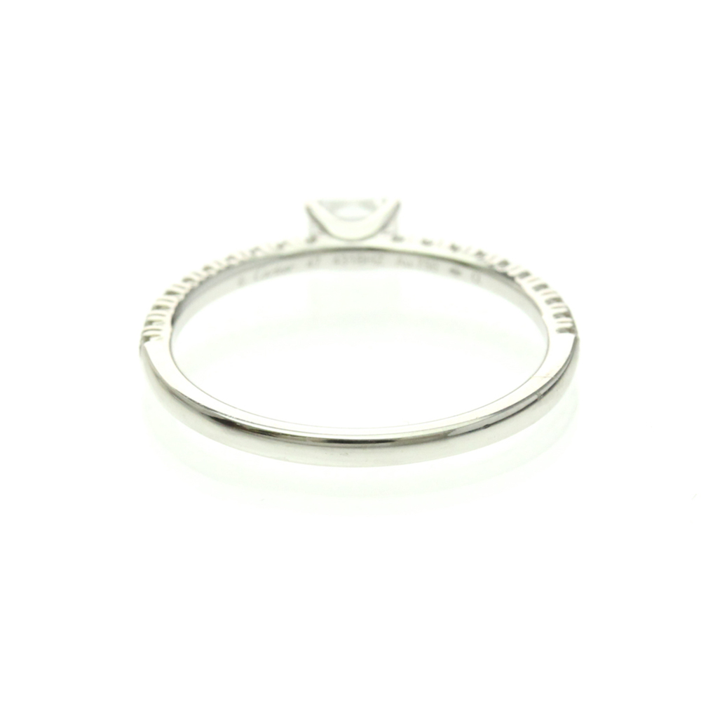 CARTIER Silver Diamond Ring - Picture 3 of 10